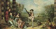 Jean-Antoine Watteau Mezzetin oil painting picture wholesale